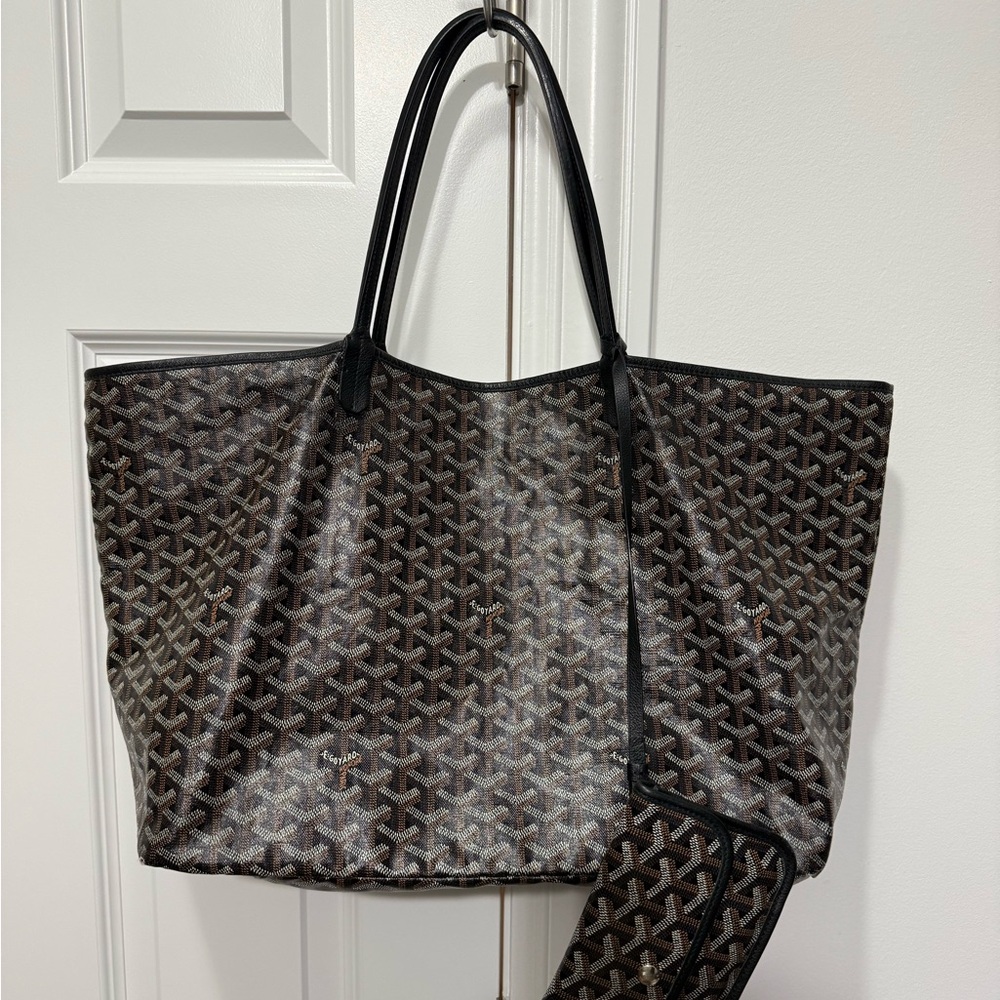 Goyard Goyardine Saint Louis tote GM black